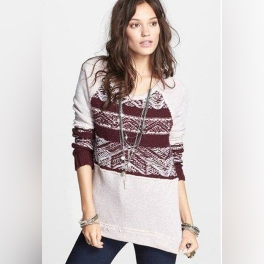 ❄️ Free People “Snow Angel” Sweater (Size M)